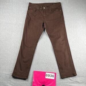 Bonobos Denim Jeans Slim Brown Casual Mens Size 36x30